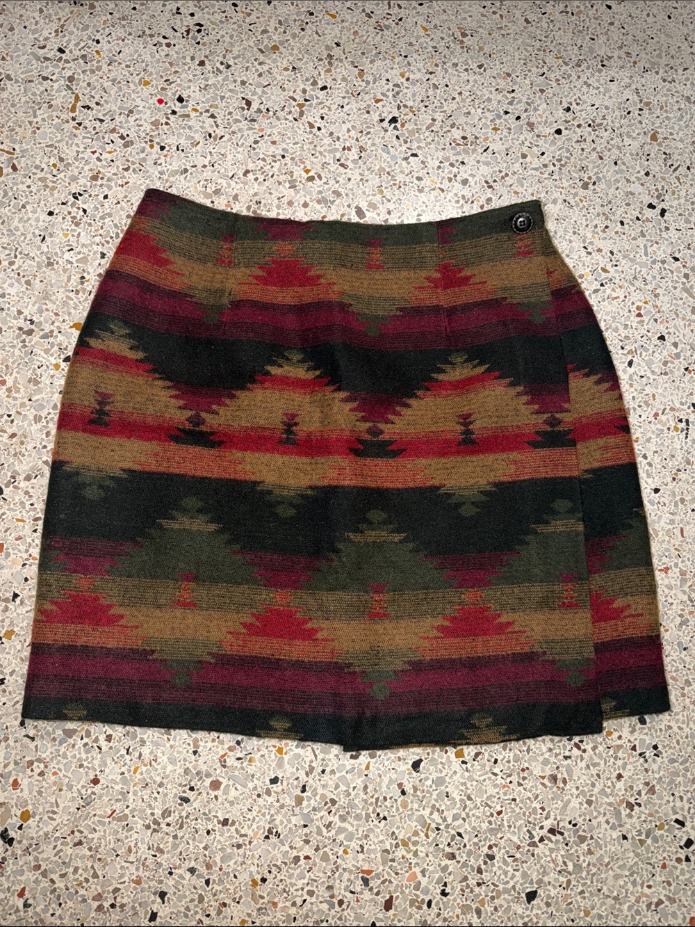 Western wrap mini skirt southwestern Aztec horse Tracy Evans 12